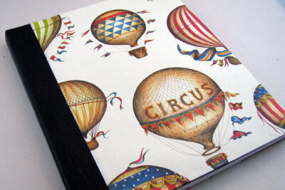 Blue Circus Artist Book by RedEagleBindery on Etsy Blue Circus Artist Book