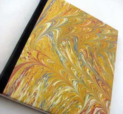 Marbled Journal by RedEagleBindery on Etsy Marbled Journal