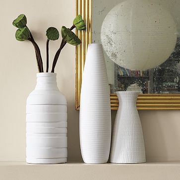 Textured Pure Vases