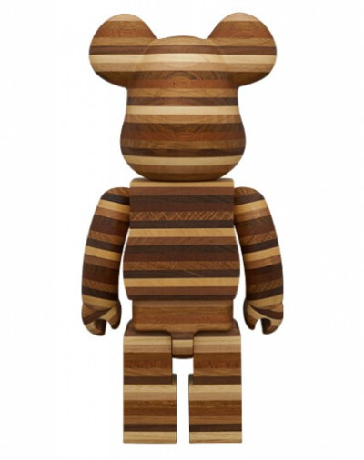 Medicom Toy x Horizon 400% Karimoku Be@rbrick 木质公仔~