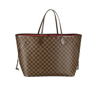 LV Neverfull棕棋盘格N51105中号