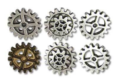 英国alchemygothic S9 Gearwheel Buttons/齿轮纽扣 大号