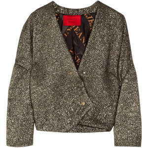 Lanvin Metallic bouclé jacket - Polyvore Lanvin Metallic bouclé jacket