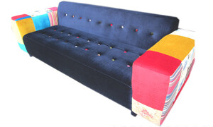 大沙发：在蓝色的泡沫里徜徉。