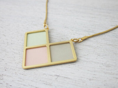 Formica Scrabble Necklace by shlomitofir on Etsy Formica Scrabble Necklace