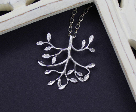 SILVER Tree of Life Pendant Necklace Great Gift by JamJewels1033 SILVER Tree of Life Pendant Necklace Great Gift New Marriage New Baby Mothe