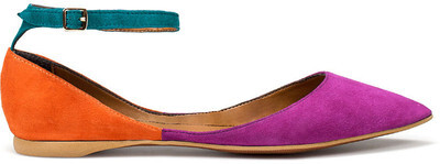 Tricolour Vamp Shoe With Heel - Zara - Polyvore Tricolour Vamp Shoe With Heel - Zara