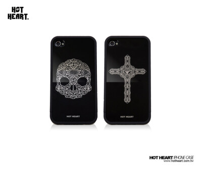 现货 正品【HOT HEART黄小柔】IPHONE4 CASE手机壳-蕾丝骷髅