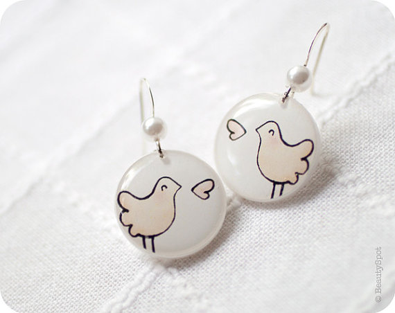 Tweettweet earrings 好Q的耳环~