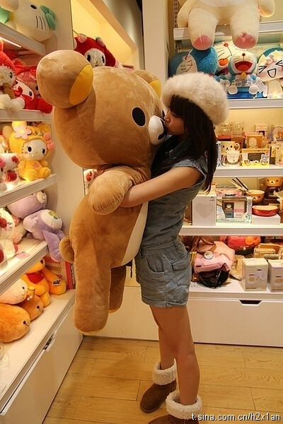 轻松小熊 轻松熊 松弛熊 懒懒熊 Rilakkuma 毛绒公仔玩具110cm