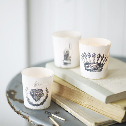 Motif Tea Lights — Cox &amp; Cox, the difference between house and home. Motif Tea Lights