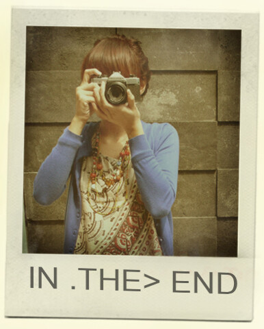 in the end