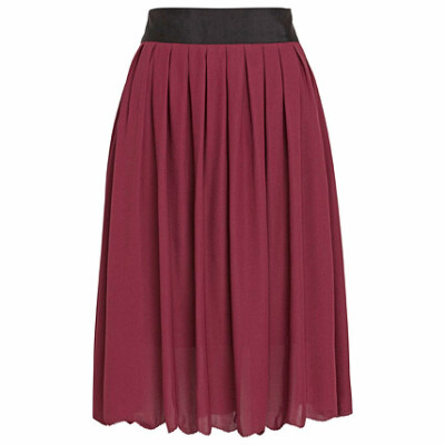 (Tawny Port) Ladylike Mid Skirt • Skirts • Bottoms • Dotti