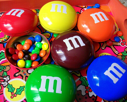 ♥ M&M's的巧克力盒子