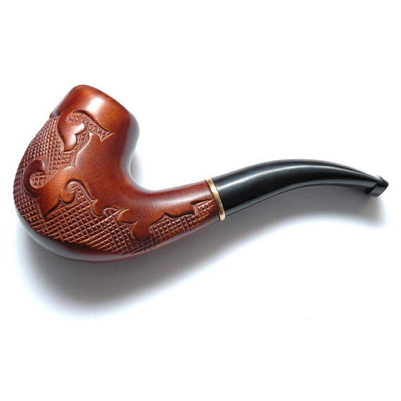 手工雕刻烟斗：暗纹蔓延