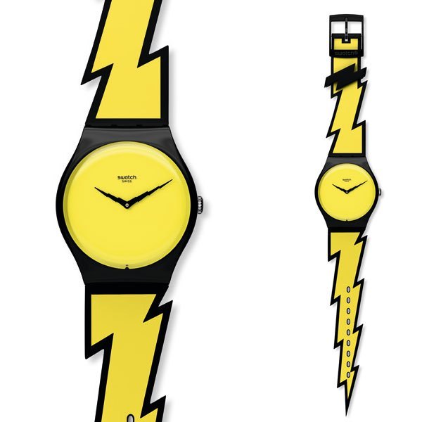 Swatch 2011 Jeremy Scott 黄闪雷 电