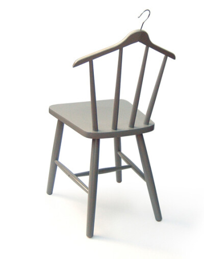 Modern Chairs and Creative Chair Designs Hangchair HangchairCreative combination of a chair and a clothing hanger.