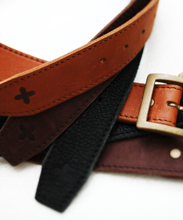 日本知名包袋品牌HEAD PORTER的服装系列支线HEAD PORTER PLUS推出的LEATHER BELT。