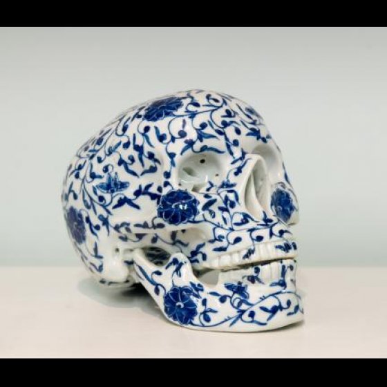 The Skull 头骨 限量 雕塑作品 -杨诘苍 - 哇噻网