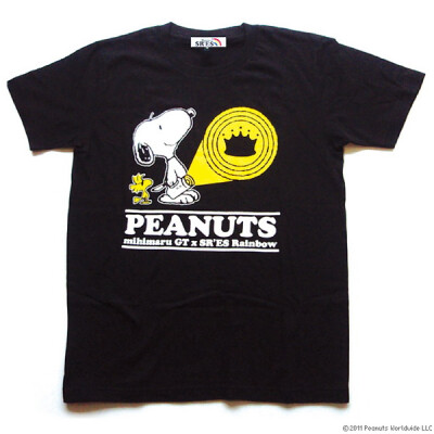 PEANUTS x mihimaru GT x SR&#39;ES Rainbow 大和美姬丸官方限定三方联名短Tee ~