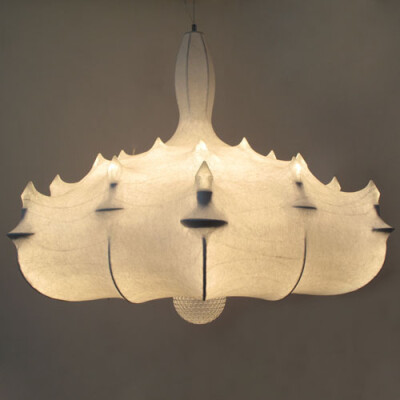 【卡迪森】米兰名师设计灯饰灯具作品之齐柏林飞艇吊灯：飞艇