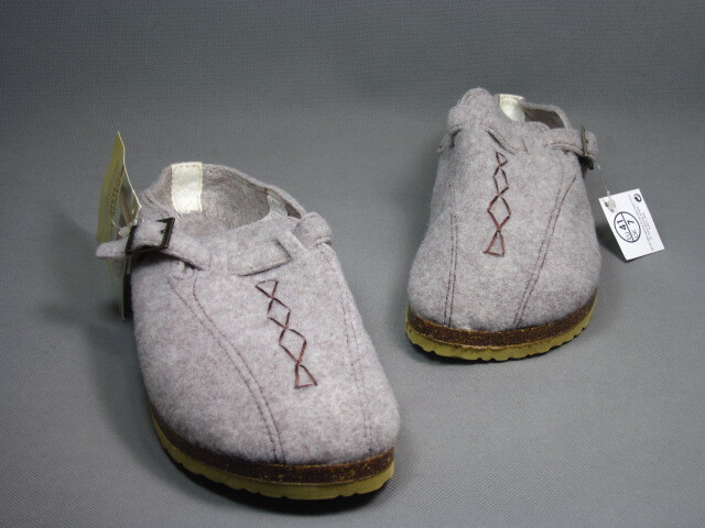 时尚休闲绒面勃肯包头拖鞋