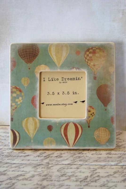 Take Me With You Hot Air Balloon Frame by Mmim on Etsy Take Me With You - Hot Air Balloon Frame