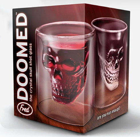 骷髅头酒杯：Doomed Shot Glass | 爱…稀奇~{新鲜:科技:创意:有趣}