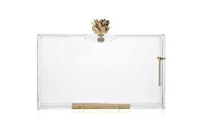 Charlotte Olympia Pandora Plexiglas Clutch