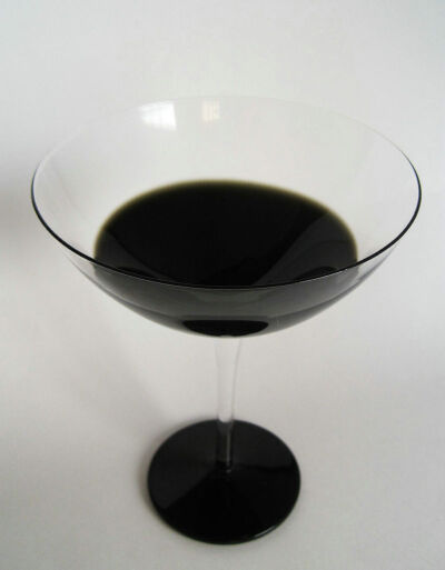 晶晶 黑色 红酒杯/葡萄酒杯/马丁尼杯 玻璃杯