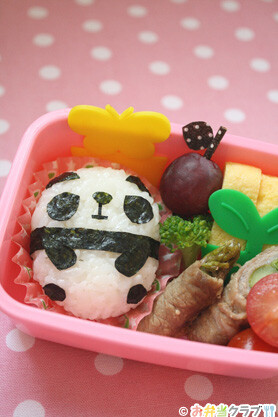 簡単・かわいい・食べやすい！全身パンダちゃんおにぎり | キャラクター弁当 | OCNお弁当クラブ レシピ B162