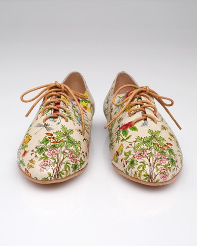 花的鞋子 真好看 Need Supply Co. / Jeffrey Campbell / Meow Floral Lace Up Meow Floral Lace Up