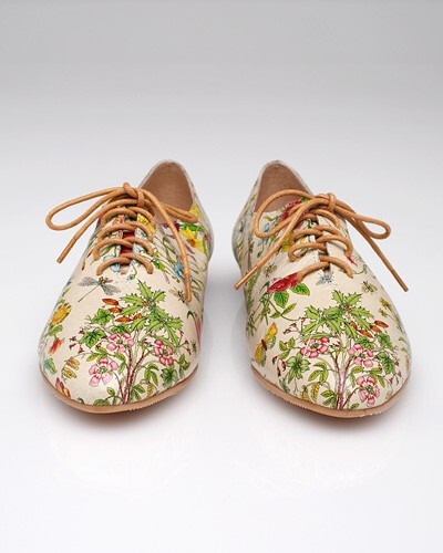 花的鞋子 真好看 Need Supply Co. / Jeffrey Campbell / Meow Floral Lace Up Meow Floral Lace Up