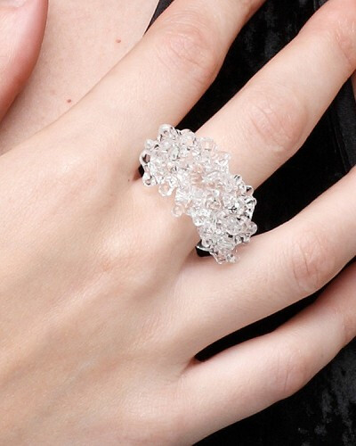  Cluster Ring 冰晶一般的戒指