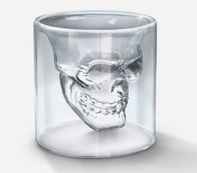 Doomed Crystal Skull Shot Glass