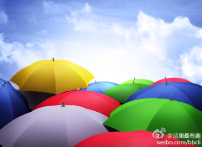 下雨看到这些伞，会心情一下子好吧~~