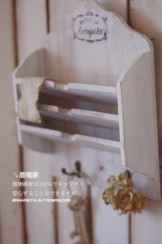 ZAKKA 日本杂货 古董样 旧木质 洋字 收纳架/挂钩/拍照道具