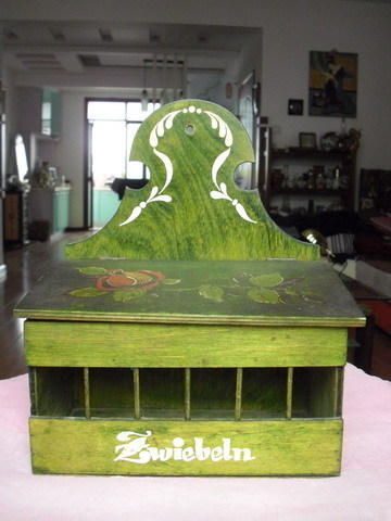 西洋收藏 ，zakka老木盒 ，德国淘回 ，手绘 尺寸约24*20*11厘米