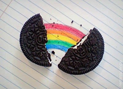 rainbow oreo. - Polyvore rainbow oreo.