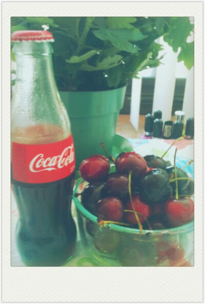 cherry and old school coke