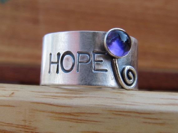 Hope Ring by RootsJewelry on Etsy Hope Ring