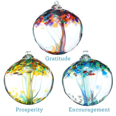 RECYCLED GLASS TREE GLOBES - INSPIRATIONS