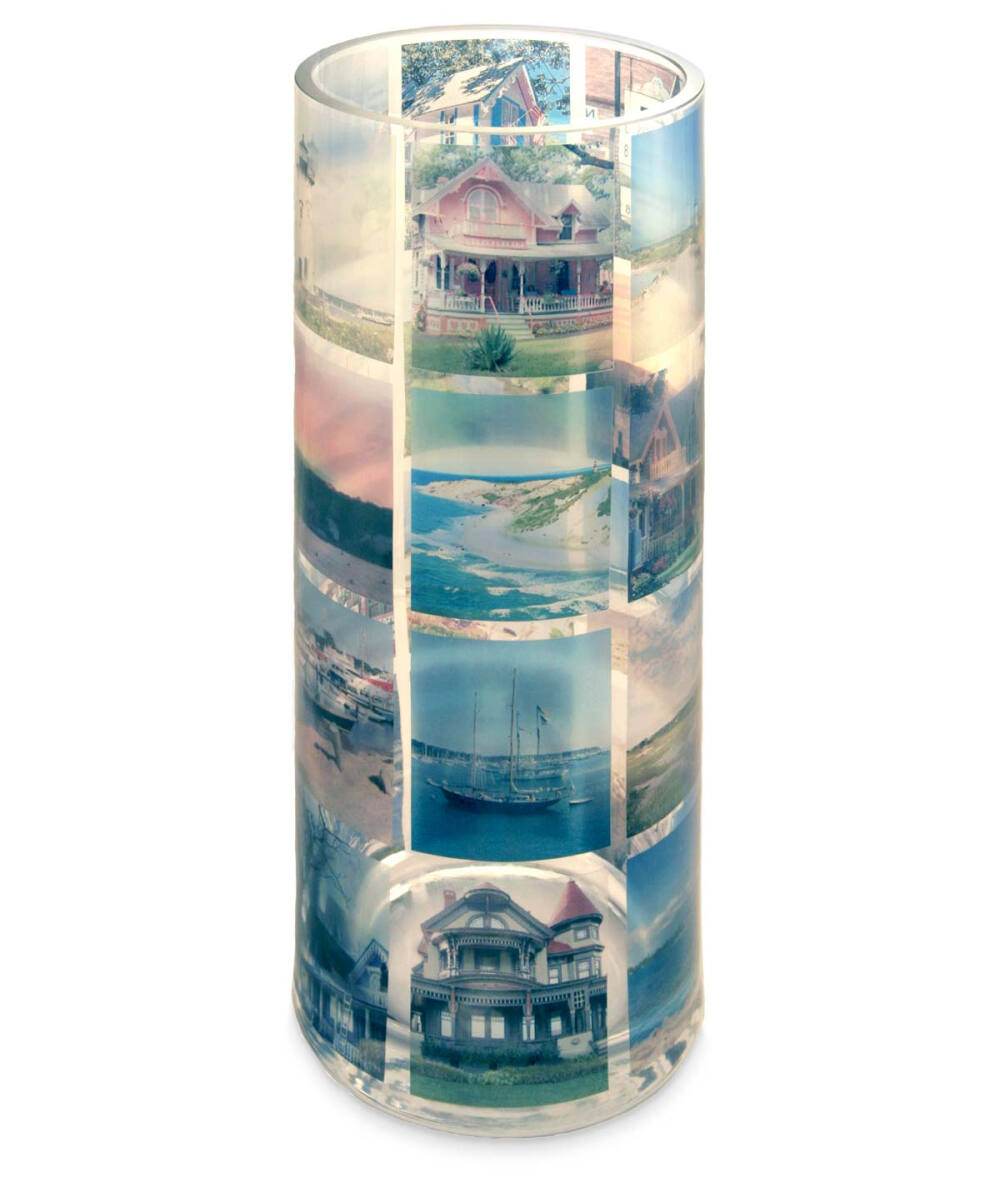 CUSTOM ROUND MEMORY VASE