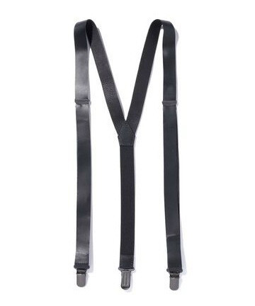 日本潮流品牌A BATHING APE推出的LEATHER SUSPENDER。