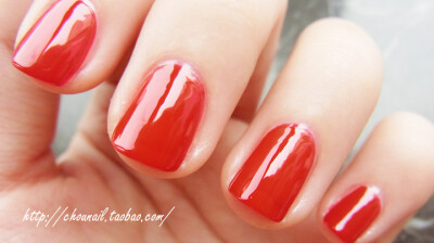 【4.5ml】China Glaze Vermillion 水灵灵的红