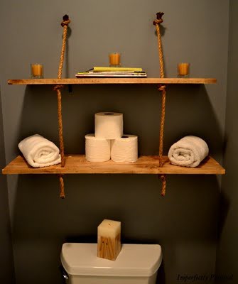 Bathroom shelving