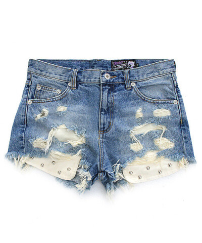 细节Candy Stripper Lad Denim Shorts7.11