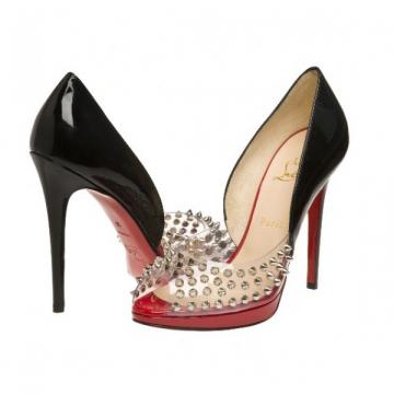 CL尖峰高跟鞋 Christian Louboutin ‘Engin’ 120 Patent Court with Spikes