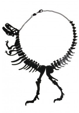 限量版恐龍骨頭架骷髏項鏈