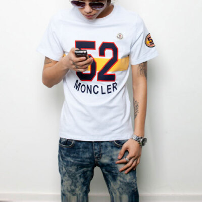 最新蒙口T恤2011 NEW Very Cool Moncler Men Short Sleeve T-Shirt White